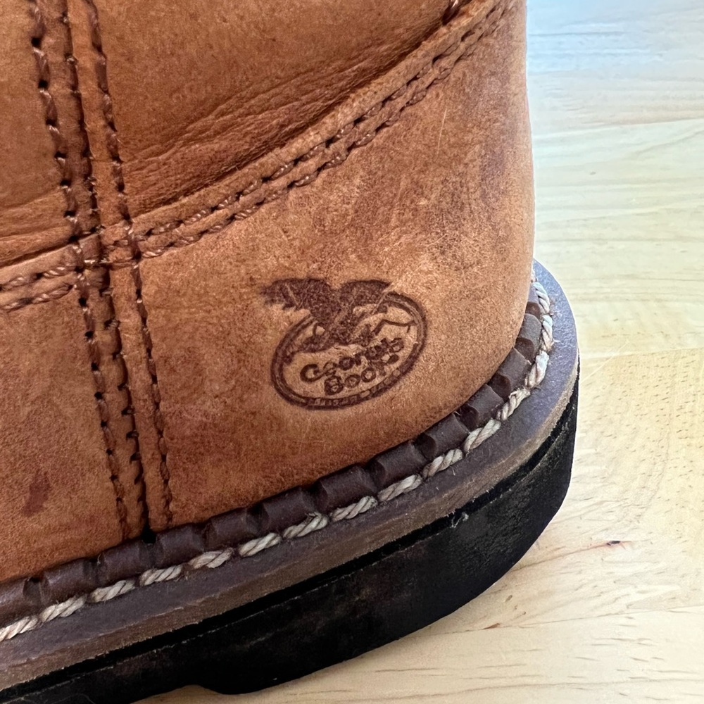Boys Leather Wellington Georgia Boot Size 11 Youth - Picture 2 of 10